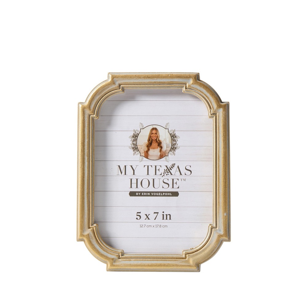 My Texas House 5x7 Gold Tabletop Picture Frame